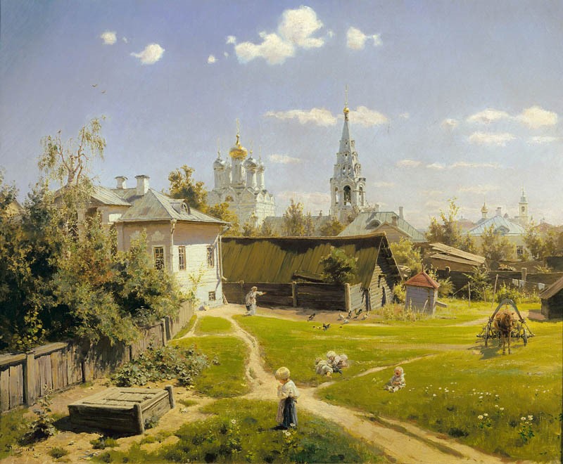 Василий Поленов. Московский дворик. 1878.jpg
