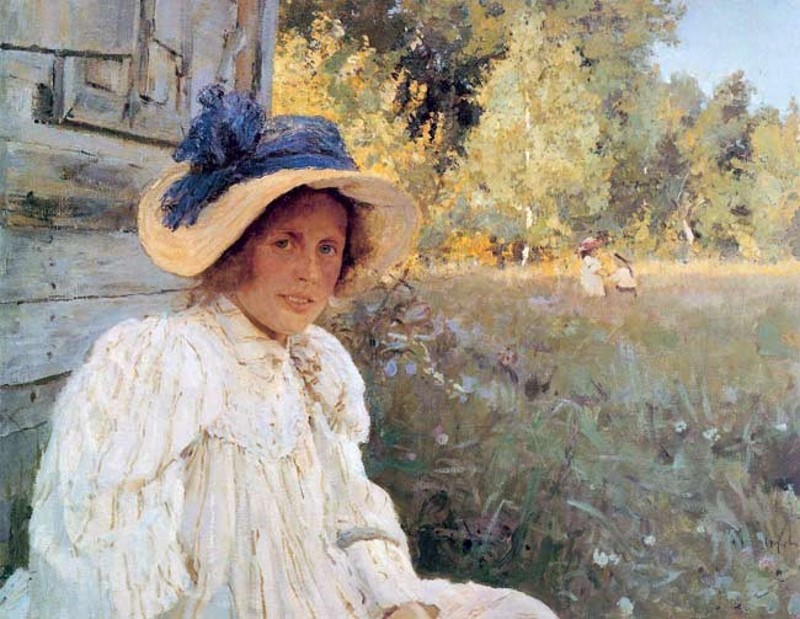 Валентин Серов. Летом (Портрет О. Ф.Серовой). 1895.jpg