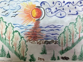 «День и ночь»
Цура Дарья, 5 лет, Красноярский край