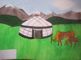 Мое сердце - мои горы 
Поволоцкий Ильяр, 14 лет, Киргизия