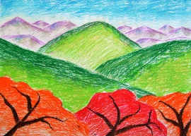 Природный пейзаж 
Велчева Ния, 13 лет, Болгария