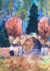 Осенняя пора 
Бурковская Екатерина, 14 лет, Россия