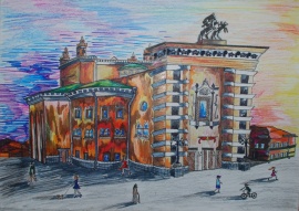 На театре оперы и балета 
Григорьева Варвара, 14 лет, Россия