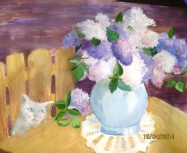 Аромат сирени 
Волкова Софья, 12 лет, Россия