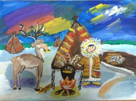 Ужин
Шулепова Ксения, 11 лет, Россия