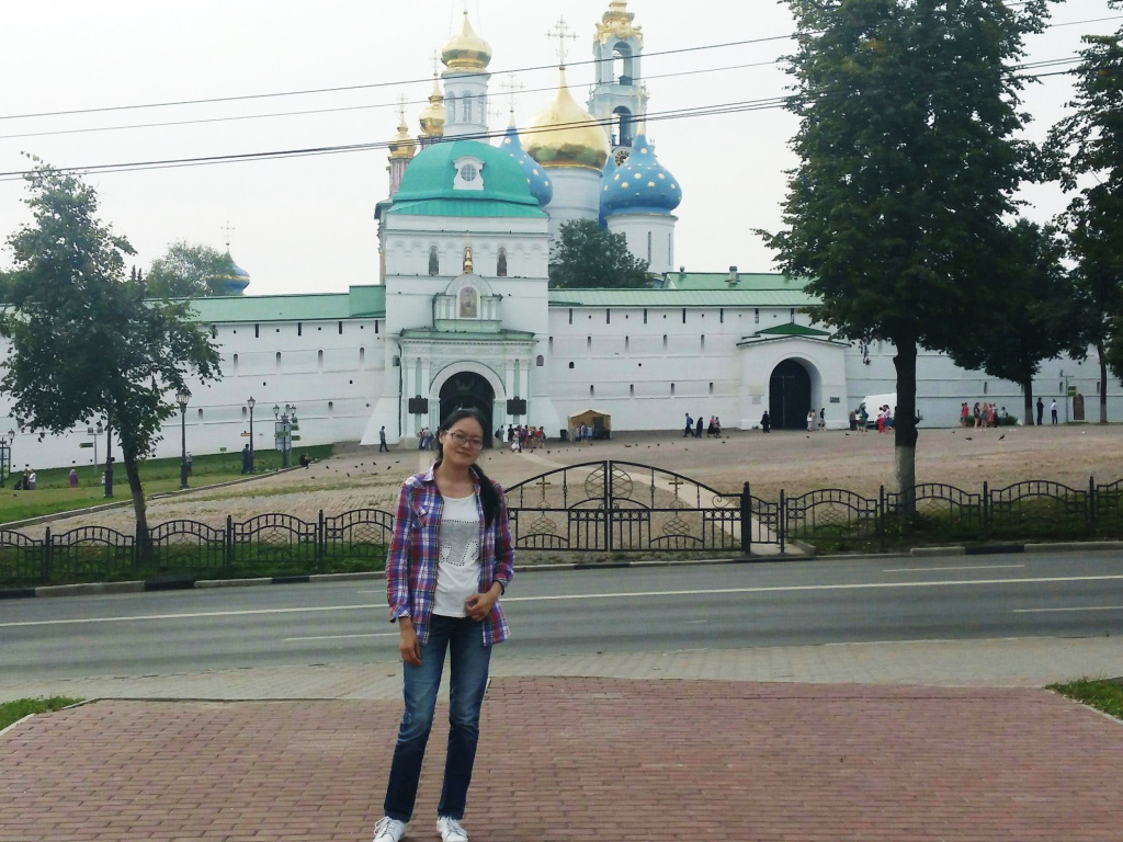 Лу Вэнья в Сергиевом Посаде. Фото предоставлено Лу Вэнья