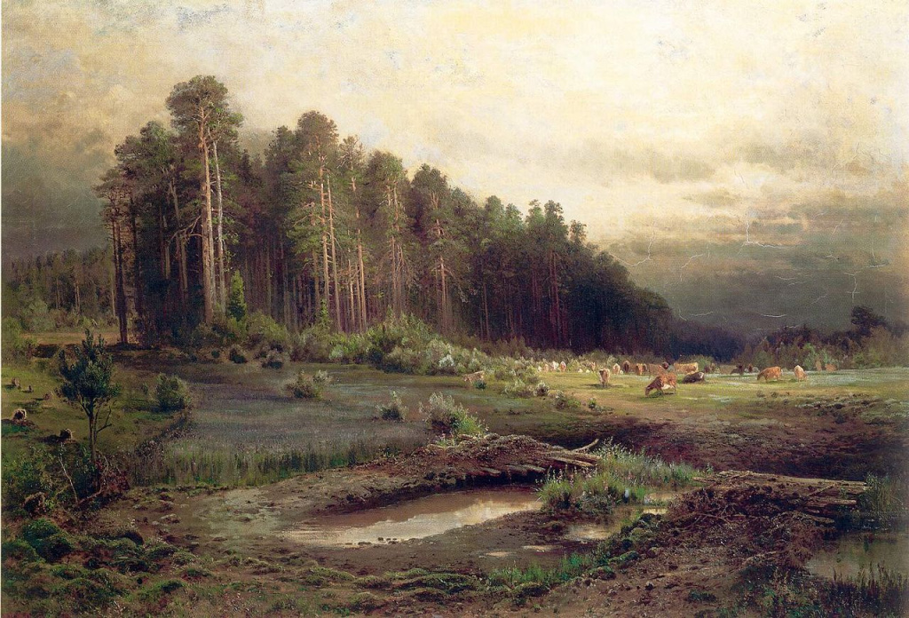 «Лосиный остров в Сокольниках» (1869)