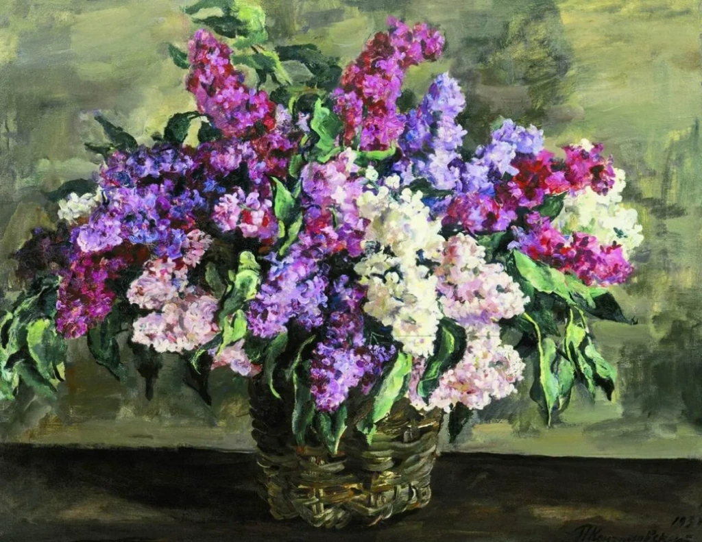Сирень в корзине ("Героическая"), 1933 г.